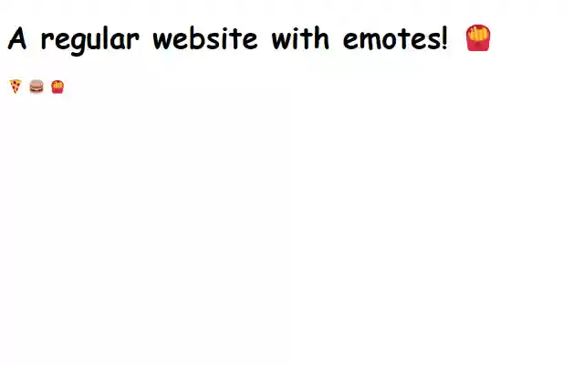 Twemoji for Chrome  from Chrome web store to be run with OffiDocs Chromium online