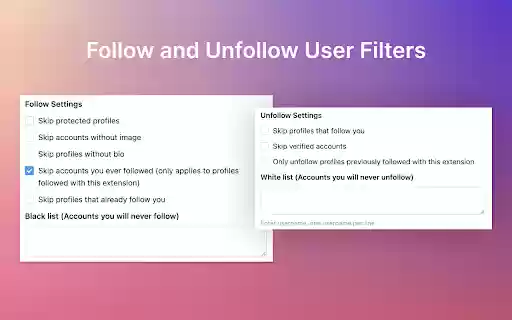 TwFollow Twitter Mass Follow Tool  from Chrome web store to be run with OffiDocs Chromium online