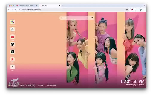 Twice Wallpaper K pop New Tab from Chrome web store to be run with OffiDocs Chromium online Twice Wallpaper K pop New Tab from Chrome web store to be run with OffiDocs Chromium online