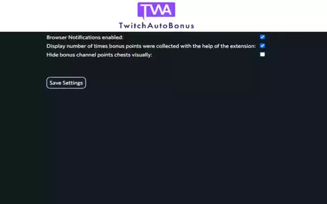 TwitchAutoBonus  from Chrome web store to be run with OffiDocs Chromium online