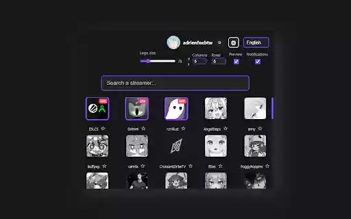 TwitchBuddy  from Chrome web store to be run with OffiDocs Chromium online