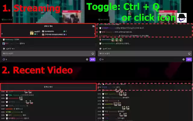 Twitch Chat Header Cleaner  from Chrome web store to be run with OffiDocs Chromium online