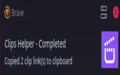 Twitch Clips Helper  from Chrome web store to be run with OffiDocs Chromium online