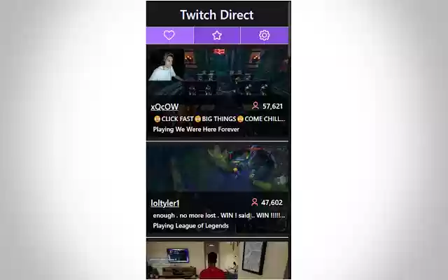 Twitch Direct from Chrome web store to be run with OffiDocs Chromium online Twitch Direct from Chrome web store to be run with OffiDocs Chromium online