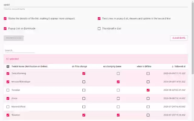 Twitch Live Monitor  from Chrome web store to be run with OffiDocs Chromium online