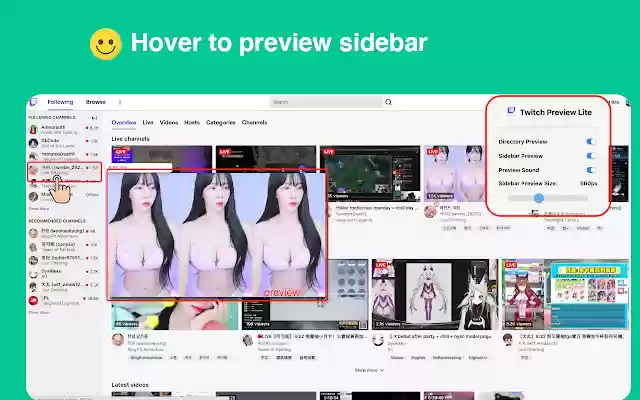 Twitch Preview Lite from Chrome web store to be run with OffiDocs Chromium online Twitch Preview Lite from Chrome web store to be run with OffiDocs Chromium online