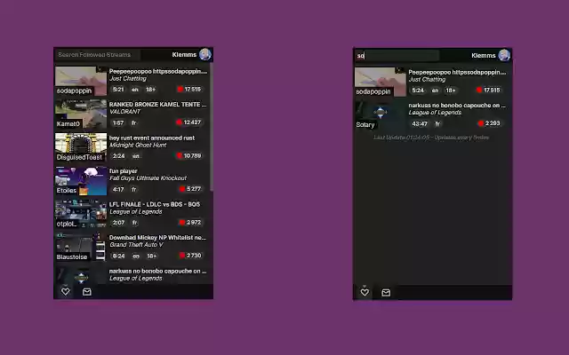 Twitch Right Now from Chrome web store to be run with OffiDocs Chromium online Twitch Right Now from Chrome web store to be run with OffiDocs Chromium online