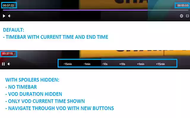 Twitch  Youtube spoiler free  from Chrome web store to be run with OffiDocs Chromium online