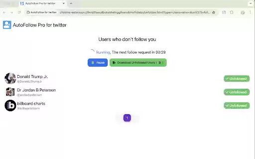 Twitter Auto Follower Auto Follow / Unfollow from Chrome web store to be run with OffiDocs Chromium online Twitter Auto Follower Auto Follow / Unfollow from Chrome web store to be run with OffiDocs Chromium online