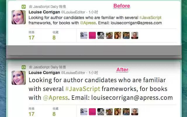 Twitter Better from Chrome web store to be run with OffiDocs Chromium online Twitter Better from Chrome web store to be run with OffiDocs Chromium online