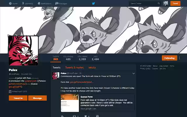 Twitter Debubbler  from Chrome web store to be run with OffiDocs Chromium online