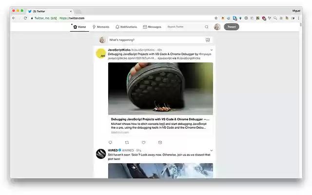 Twitter Declutter  from Chrome web store to be run with OffiDocs Chromium online