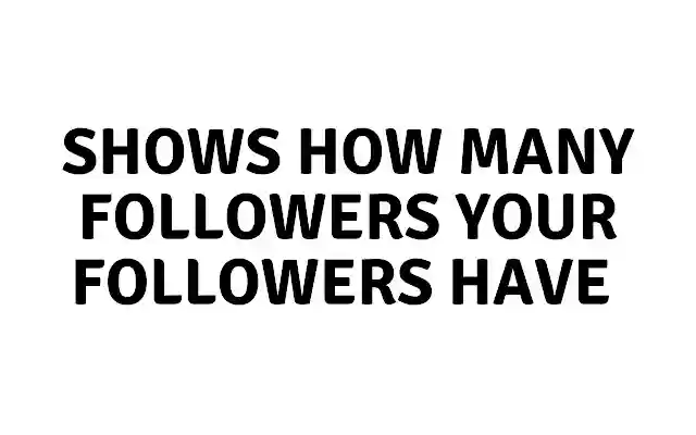 Twitter Followers Counter from Chrome web store to be run with OffiDocs Chromium online Twitter Followers Counter from Chrome web store to be run with OffiDocs Chromium online