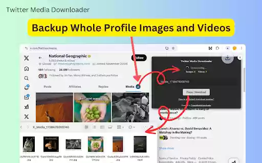Twitter Media Downloader Twitter Image  Video Downloader  from Chrome web store to be run with OffiDocs Chromium online