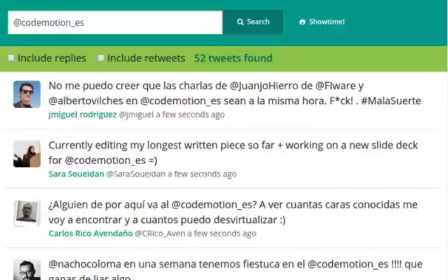 Twitter Roulette  from Chrome web store to be run with OffiDocs Chromium online
