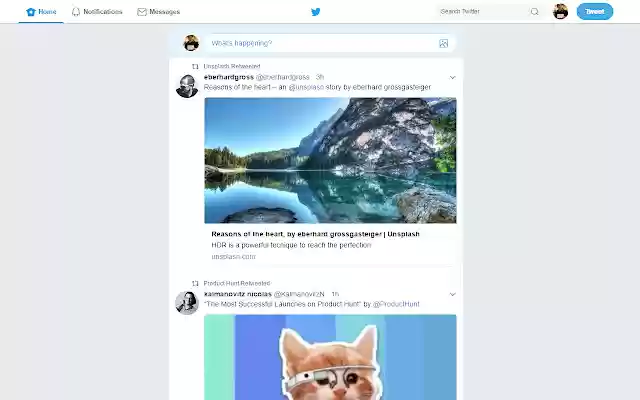 Twitter Sanitizer de la boutique en ligne Chrome doit être exécuté avec OffiDocs Chromium en ligne