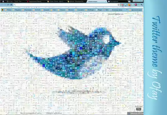 سيتم تشغيل قالب Twitter من متجر Chrome على الويب باستخدام OffiDocs Chromium عبر الإنترنت