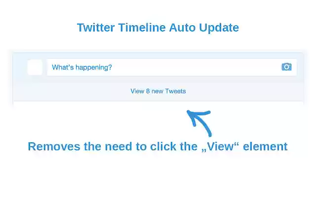 Twitter Timeline Auto Update จาก Chrome เว็บสโตร์ที่จะทำงานร่วมกับ OffiDocs Chromium ออนไลน์