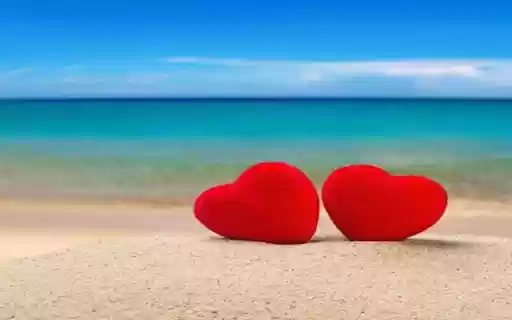 Two red hearts Wallpaper  from Chrome web store to be run with OffiDocs Chromium online