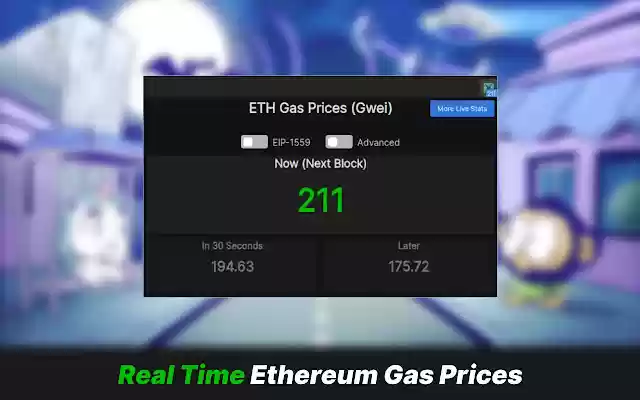 TxStreet ETH Gas Prices  from Chrome web store to be run with OffiDocs Chromium online