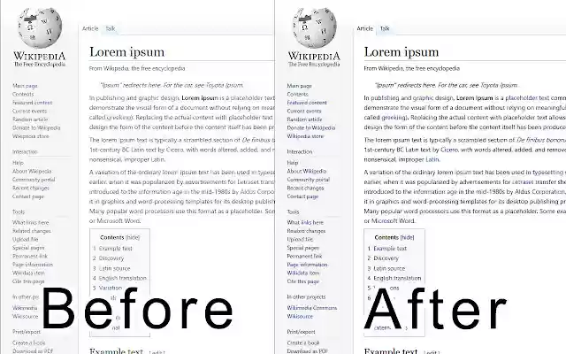 Type Beautify  from Chrome web store to be run with OffiDocs Chromium online