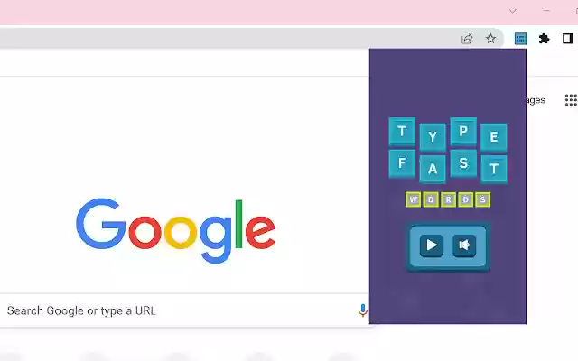 Type Fast Game  from Chrome web store to be run with OffiDocs Chromium online
