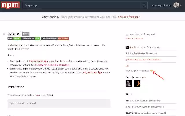 TypeScript Friendly  from Chrome web store to be run with OffiDocs Chromium online