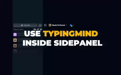 Typingmind in Sidepanel  from Chrome web store to be run with OffiDocs Chromium online
