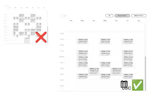 UBC Workday Calendar by Term  from Chrome web store to be run with OffiDocs Chromium online