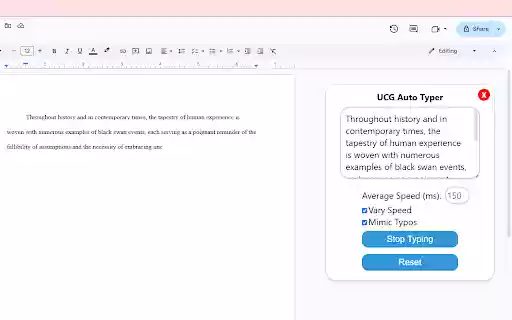 UCG  from Chrome web store to be run with OffiDocs Chromium online