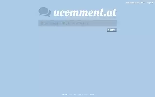 UComment.at from Chrome web store to be run with OffiDocs Chromium online UComment.at from Chrome web store to be run with OffiDocs Chromium online