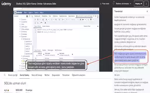 Udemy Caption Locker  from Chrome web store to be run with OffiDocs Chromium online