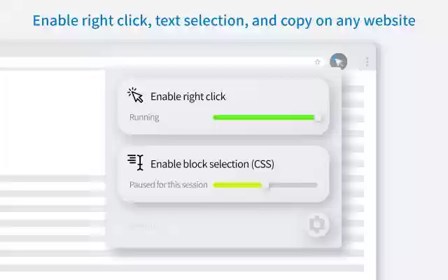 Ultimate Enable Right Click ─ Allow Copy  from Chrome web store to be run with OffiDocs Chromium online