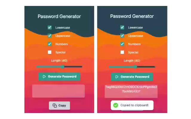 Ultimate Password Generator  from Chrome web store to be run with OffiDocs Chromium online
