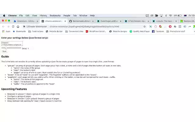 Ultimate Webmaster from Chrome web store to be run with OffiDocs Chromium online Ultimate Webmaster from Chrome web store to be run with OffiDocs Chromium online