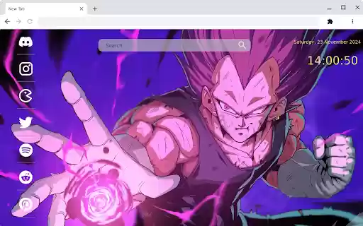 Ultra Ego Vegeta: Powerful Live Wallpaper for Chrome!  from Chrome web store to be run with OffiDocs Chromium online