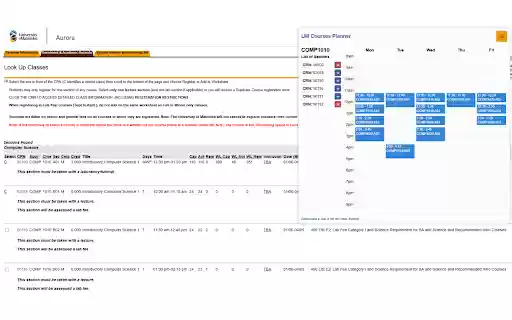 UM Courses Planner from Chrome web store to be run with OffiDocs Chromium online UM Courses Planner from Chrome web store to be run with OffiDocs Chromium online