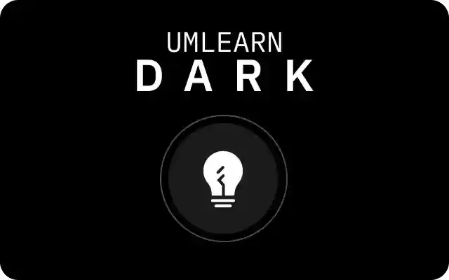 UMLearn Dark Theme aus dem Chrome Web Store zur Ausführung mit OffiDocs Chromium online