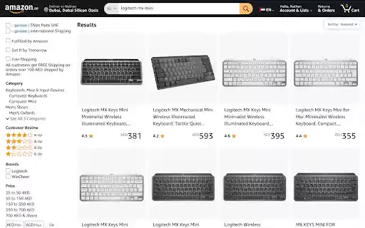 UnAmazon  from Chrome web store to be run with OffiDocs Chromium online