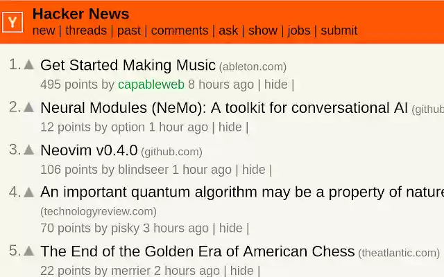 uncommentedHN from Chrome web store to be run with OffiDocs Chromium online uncommentedHN from Chrome web store to be run with OffiDocs Chromium online
