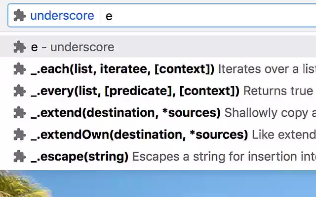 underscore  from Chrome web store to be run with OffiDocs Chromium online underscore  from Chrome web store to be run with OffiDocs Chromium online