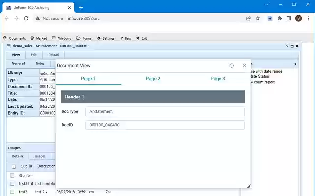 UnForm Web Extension  from Chrome web store to be run with OffiDocs Chromium online
