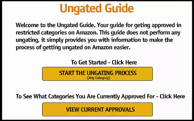 Ungated Guide  from Chrome web store to be run with OffiDocs Chromium online