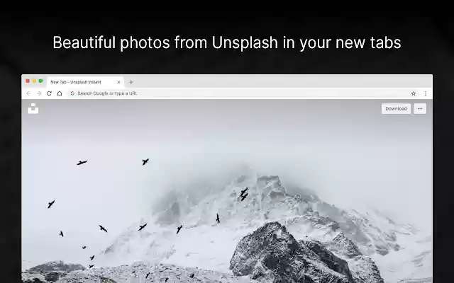 Unsplash Instant from Chrome web store to be run with OffiDocs Chromium online Unsplash Instant from Chrome web store to be run with OffiDocs Chromium online