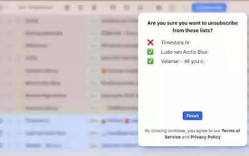 UnSubAssist for Gmail  from Chrome web store to be run with OffiDocs Chromium online