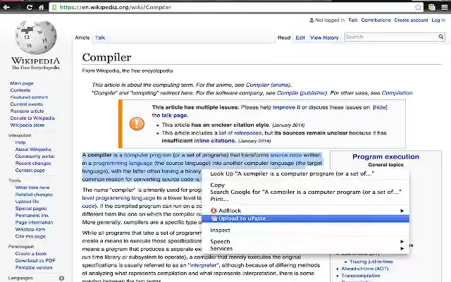 uPaste Uploader from Chrome web store to be run with OffiDocs Chromium online uPaste Uploader from Chrome web store to be run with OffiDocs Chromium online