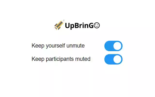 Upbringo Meet  from Chrome web store to be run with OffiDocs Chromium online