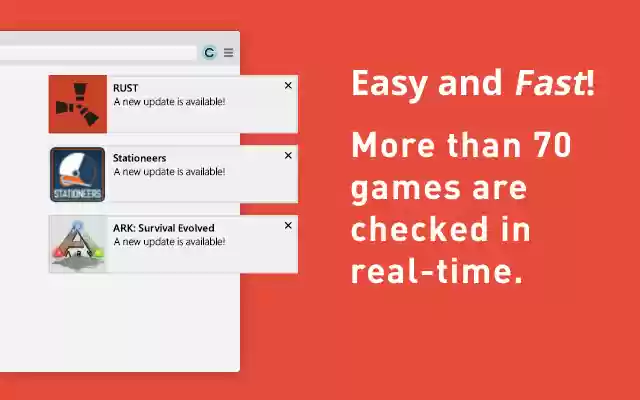 Update Notification  from Chrome web store to be run with OffiDocs Chromium online