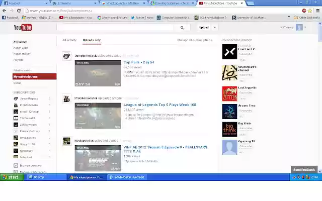 Uploads Only for Youtube™  from Chrome web store to be run with OffiDocs Chromium online