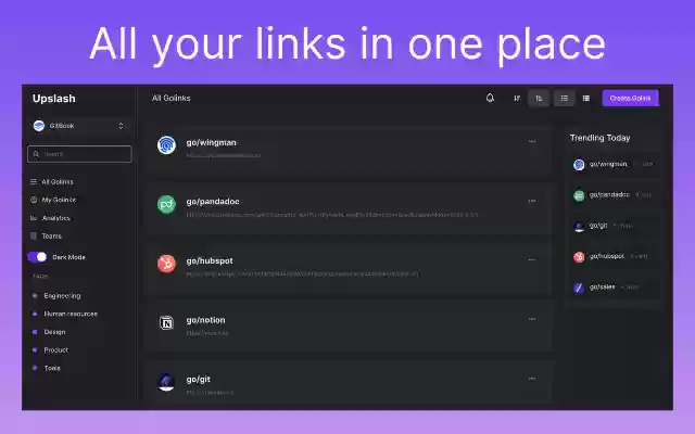 Upslash  from Chrome web store to be run with OffiDocs Chromium online